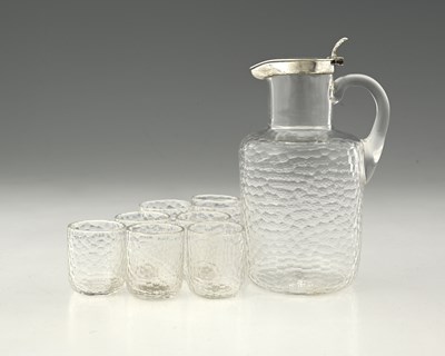 Lot 753 - Hukin and Heath, an electroplated and glass...