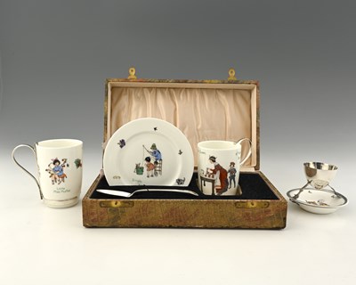 Lot 768 - Hukin and Heath, a cased silver-plated and...