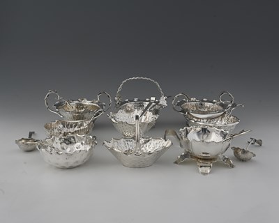 Lot 814 - Hukin and Heath, a group of hammered...