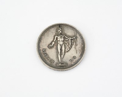 Lot 691 - A nineteenth-century silver "Stadium" ticket,...