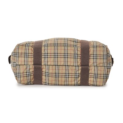 Lot 207 - Burberry, a lightweight Nova Check holdall.