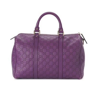 Lot 245 - Gucci, a medium Guccissima Boston bag.