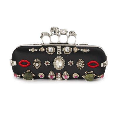 Lot 198 - Alexander McQueen, an embellished Knuckle Box clutch.