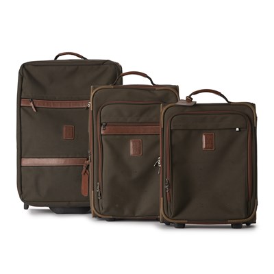 Lot 444 - Longchamp, a set of three Boxford suitcases.