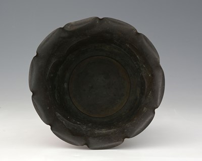 Lot 106 - An Arts and Crafts Ruskin set copper...