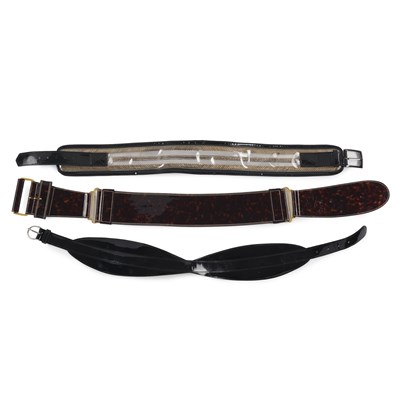 Lot 530 - Three designer belts.