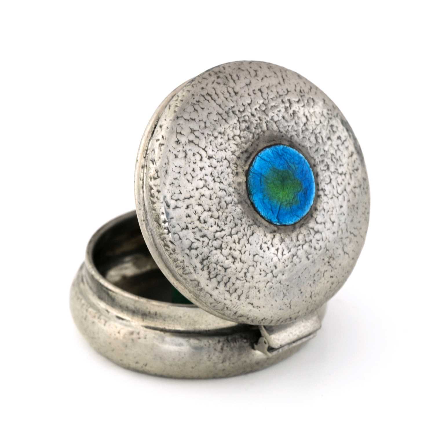 Lot 104 - Liberty and Co., an Arts and Crafts enamelled...