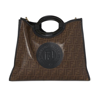 Lot 343 - Fendi, a medium 1974 FF Runaway shopper tote.