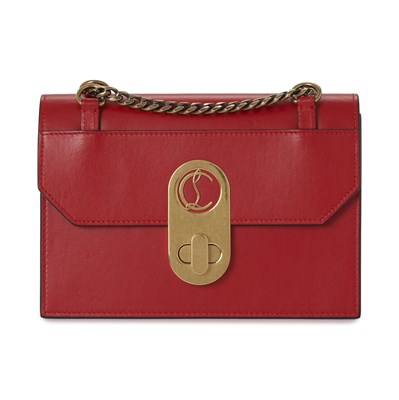 Lot 336 - Christian Louboutin, a red leather Elisa handbag.