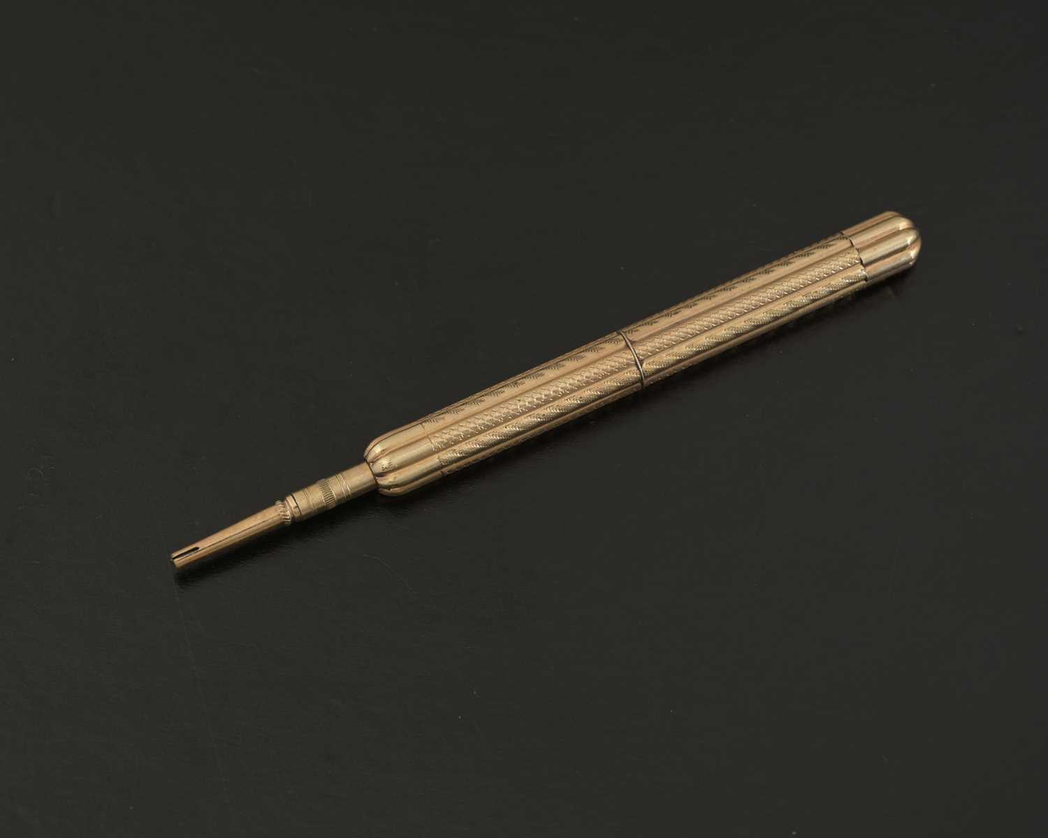Lot 40 - An American gold coloured metal propelling...