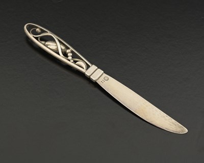 Lot 78 - Georg Jensen, a Danish silver blossom pattern...