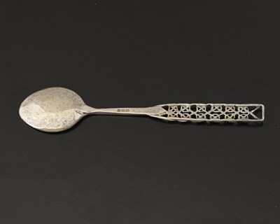 Lot 64 - Amy Sandheim, an Arts and Crafts silver spoon,...