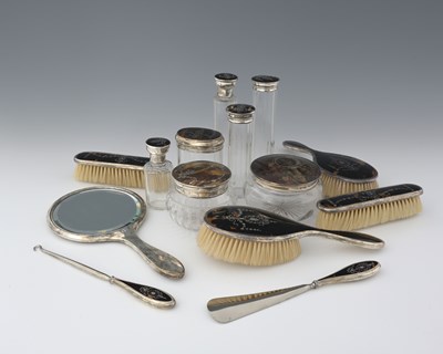 Lot 254 - A suite of early twentieth-century silver and...