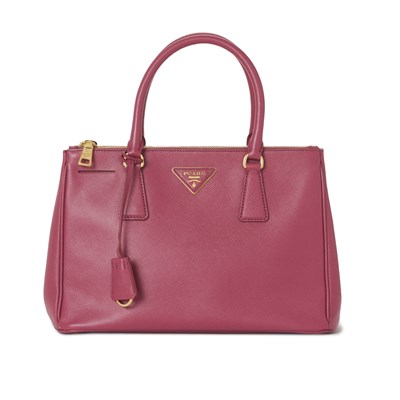 Lot 479 - Prada, a small Galleria double zip tote.