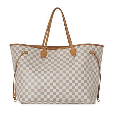 Lot 449 - Louis Vuitton, a damier azur Neverfull GM handbag.