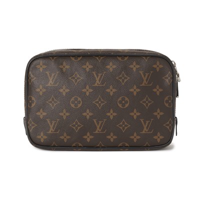 Lot 477 - Louis Vuitton, a monogram macassar Toiletry GM pouch.