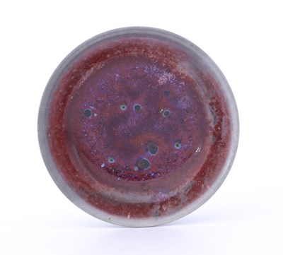 Lot 618 - Ruskin Pottery, a small High Fired dish, 1927,...