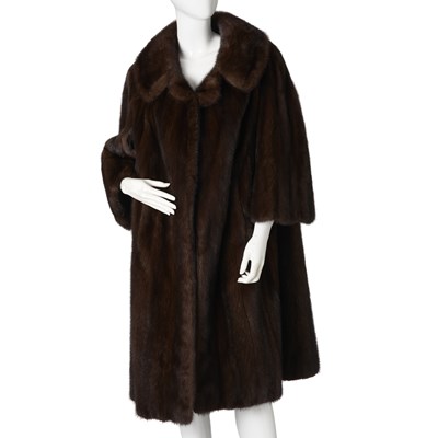 Lot 544 - Canada Mink, a knee-length ranch mink coat.