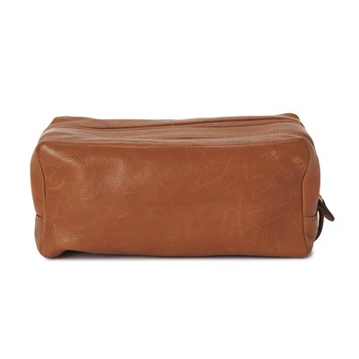 Lot 347 - Goyard, a vintage leather toiletry bag.