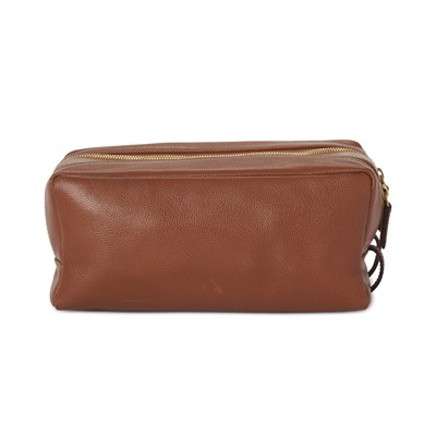 Lot 348 - Goyard, a vintage leather toiletry bag.