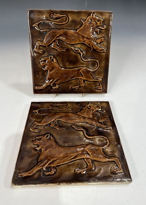 Lot 12 - William de Morgan for Sands End pottery, two...