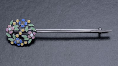 Lot 83 - Bernard Instone, an Arts and Crafts enamel and...