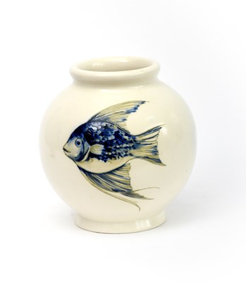 Lot 362 - 'Angel Fish' a Moorcroft Pottery vase designed...