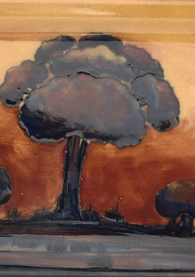Lot 15 - 'Flambe Dawn Landscape' a Moorcroft Pottery...