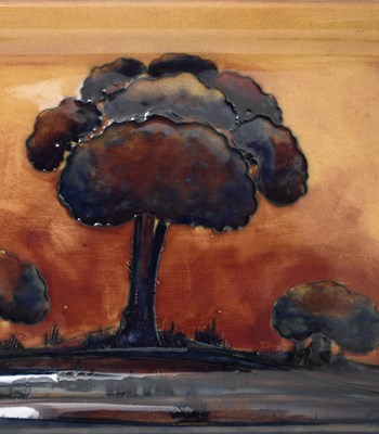 Lot 15 - 'Flambe Dawn Landscape' a Moorcroft Pottery...