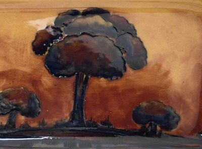 Lot 15 - 'Flambe Dawn Landscape' a Moorcroft Pottery...