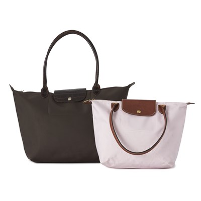 Lot 416 - Longchamp, two Le Pliage handbags.