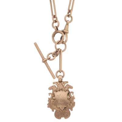 Lot 138 - An Edwardian 9ct Albert chain