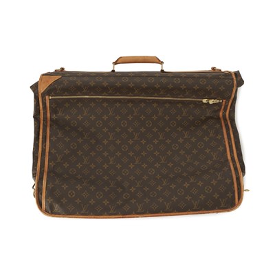 Lot 421 - Louis Vuitton, a large monogram garment bag w/ two garment covers.
