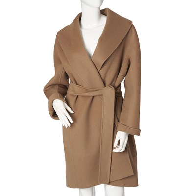 Lot 386 - Max Mara, a pure wool camel coat.