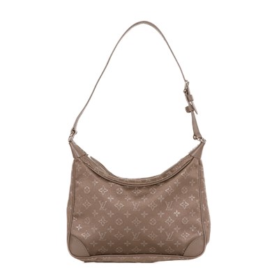 Lot 440 - Louis Vuitton, a small satin Boulogne handbag.