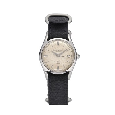 Lot 213 - Girard-Perregaux, a stainless steel Gyromatic 39 Jewels wrist watch
