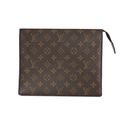 Lot 465 - Louis Vuitton a monogram macassar toiletry clutch bag.