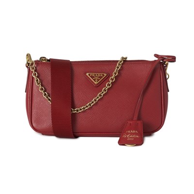 Lot 488 - Prada, a saffiano Re-Edition 2000 shoulder bag.
