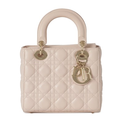 Lot 320 - Christian Dior, a small Cannage Lady Dior handbag.