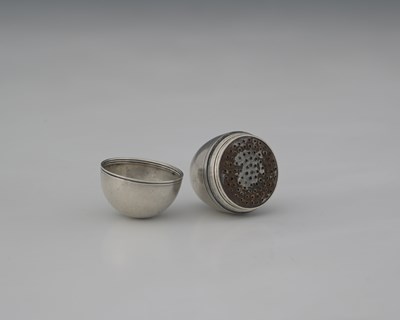Lot 52 - A mid-eighteenth-century egg-shaped nutmeg...