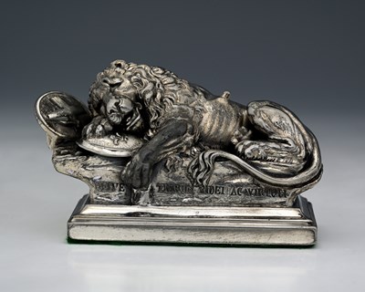 Lot 10 - WMF, a twentieth-century model of the 'Lion...