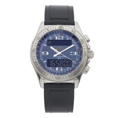 Lot 197 - Breitling, a stainless steel B1 wrist watch