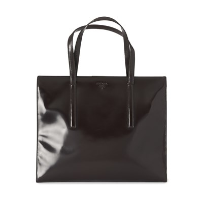 Lot 473 - Prada, a vintage patent leather handbag.