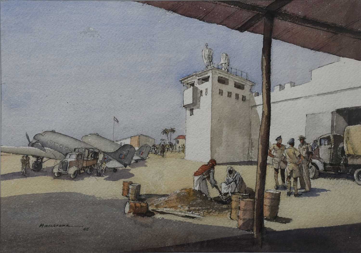 Lot 43 - Harold Hailstone (1897-1982) Transport Command...
