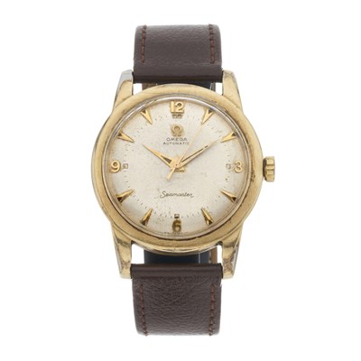 Lot 214 - Omega, a gold capped Seamaster wrist watch