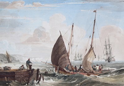 Lot 206 - Samuel Owen (British, 1768-1857), Shipping off...