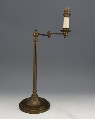 Lot 191 - A Besselink & Jones bronze swing arm library...