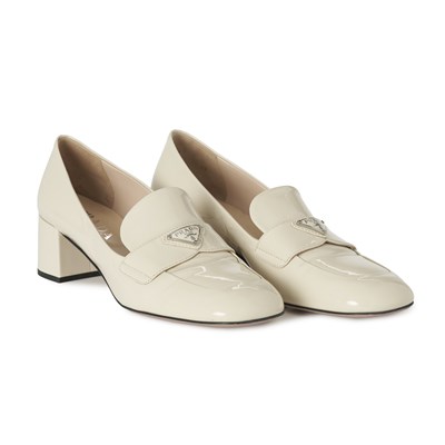 Lot 491 - Prada, a pair of patent leather loafers.