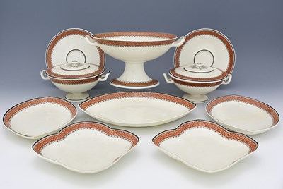 Lot 655 - Wedgwood, a creamware part soup or dinner...