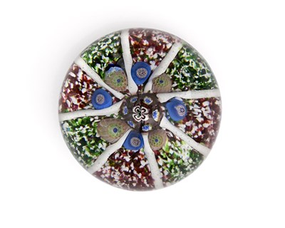 Lot 590 - St Louis, a panelled jasper ground glass crown...